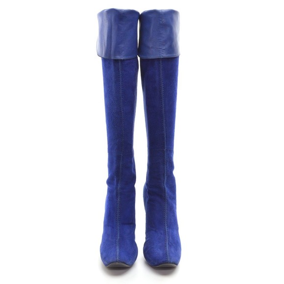 Walter Steiger Cobalt Stiletto Over the Knee Boots 40 - Picture 3 of 7